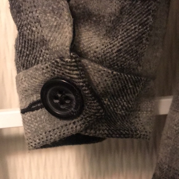 BDG Grey Pea hooded coat - Picture 4 of 7